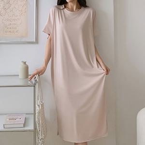 [아이우먼] 롤온소매옆트임원피스 YYV063M508 빅사이즈