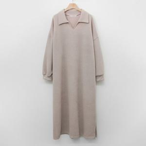 [아이우먼] V넥카라옆트임원피스 NOK536M508 빅사이즈