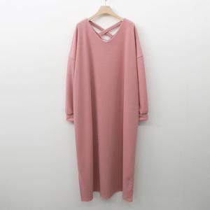 [아이우먼] 양브이넥엑스끈원피스 NOK250M508 빅사이즈