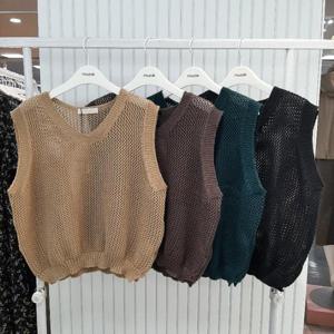무자크홈플러스17 HC17 매쉬V조끼  그린 MP8WKV04