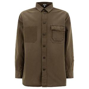 LOEWE H526Y02WA3KHAKI GREEN Cotton overshirt jacket