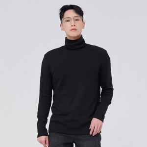 [체이스컬트]공용 에센셜 터틀넥 긴팔 기모 티셔츠-EFZU5103D03