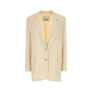 이자벨마랑   여성 블레이저 FW24 VE0367FAB3F01I ECBY 5532087 ECRUBURGUNDY