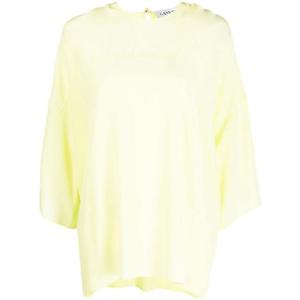 랑방   긴팔 티셔츠 SS23 RW TO0004 4868 P23 2845517 Yellow  Orange