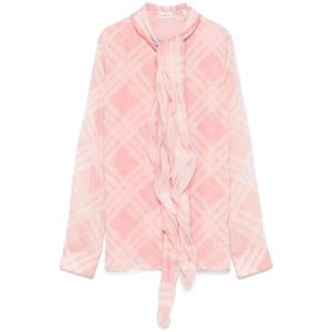 버버리   긴팔 셔츠 SS25 8103553C1985 5394664 Pink