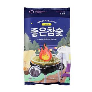 크린랩 좋은참숯 (5-6인용) 2kg 캠핑 바베큐 구이용 숯불 숯 참숯