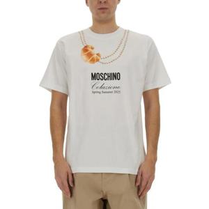 모스키노 반팔 티셔츠 07070241 1001 WHITE