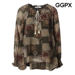 [지지피엑스]보헤미안 수술넥 블라우스 GP9SH069F