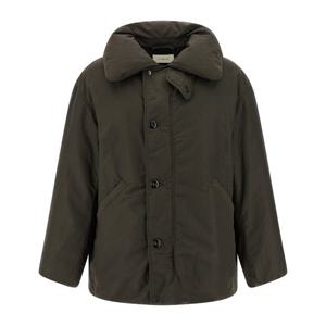르메르 버블 칼라 리넨 코튼 다운 재킷 OW1164LF1019 BR507