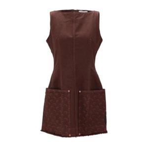 마린세르 원피스 WDR292ACWOV0063 BR40 DEEP BROWN