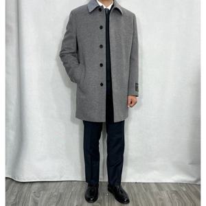 [바쏘옴므]코트 울 80% 캐시미어20% 싱글코트 베이지 Z4CJ11-2