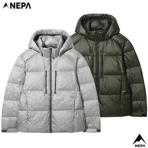 네파[택가 419.000원](7L72024) 남성 에어써밋 글로시 발열기능 미들 헤비 구스다운