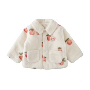 M밍크뮤D 25FW (OR)오렌지FUR패딩점퍼 뽀글이 아우터 (35C1512002)