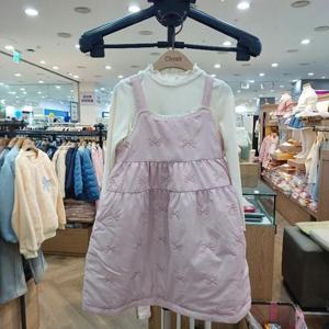치크 sh06 리본 패딩 원피스 CKOW25T1G