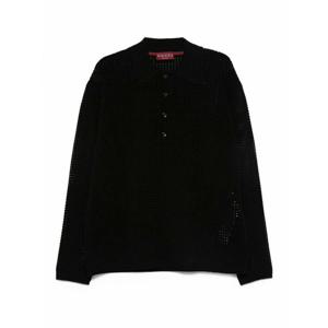 [GUCCI] 라프리마 남성 폴로 롱 슬리브 코튼 827353XKEYQ1000 블랙 /8