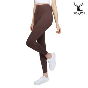 녹족 요가복 필라테스복 하이레벨 9부 레깅스 모카