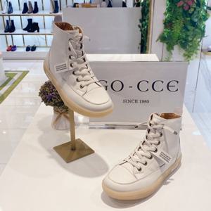 고세 여성 하이탑 스니커즈 GZA5043 아이보리 3cm