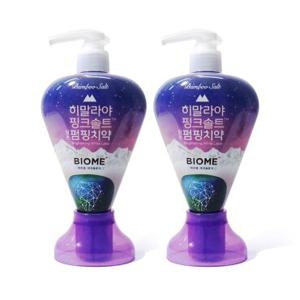 히말라야핑크솔트 담은 펌핑치약 브라이트닝화이트라벨 285g 2개