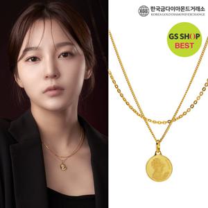 [한국금다이아몬드] 여자 순금 목걸이 엘리자베스 24K 11.25g 18K장식