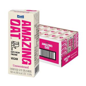 [매일유업]매일 어메이징 오트 언스위트 190ml 24팩 영양 가득 마시는 귀리