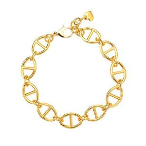 [한국금다이아몬드] 여자 순금 팔찌 샹달 체인 24K 18.75g 18K장식