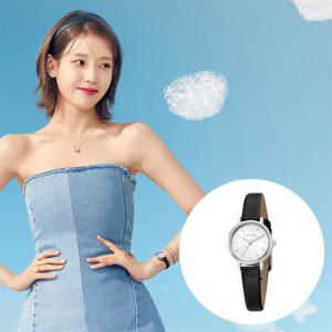 [제이에스티나] AMICO 가죽 시계 (JWM1LE3BF307WHBK0)