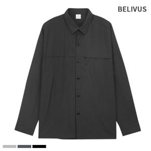 [빌리버스] 남성 셔츠 BMS082 긴팔 무지 남방