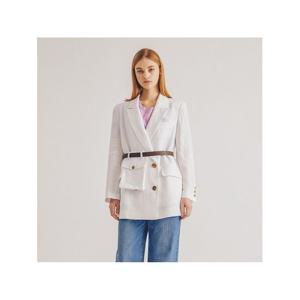 [비지트인뉴욕]Belted Linen Jacket(YX4JK16)