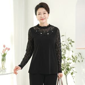 [로즈맘][엄마옷 로즈맘] 탑걸진주레이스티블라우스