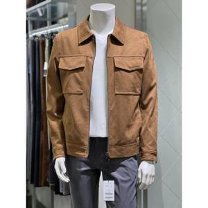 basso 세이브존01 브라운(카멜) 스웨이드 포켓 카라 간절기 자켓 4컬러 (택1) BSY5UA23AKH