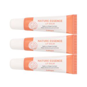 (3개)푸드어홀릭 네이처 에센스 립밤 콜라겐(복숭아향) 12ml