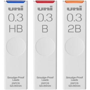 0.3 유니 샤프심 UL-S-0.3-25 HB