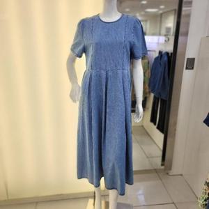 더스토아 DP01 청 뒷단추 원피스 T24tnd422n034
