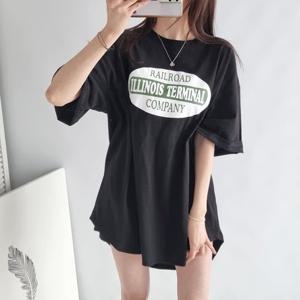 [아이우먼]빅사이즈 407 컴퍼니20수반팔롱티 DNSK884