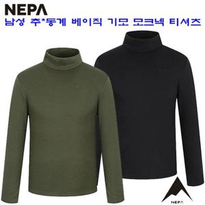 [네파][티셔츠 목폴라티셔츠](7J75453) 남성 가을겨울 베이직 기모 모크넥 티셔츠