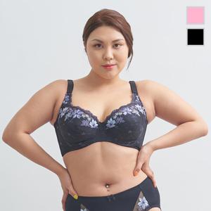 여성 편한 빅사이즈 와이어 홑겹 E F G 컵 브라