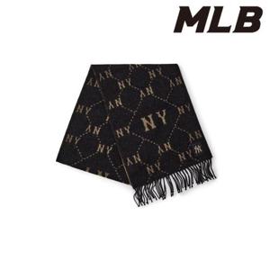 MLB (3AMFM0146-50BKS) 다이아 모노그램 머플러