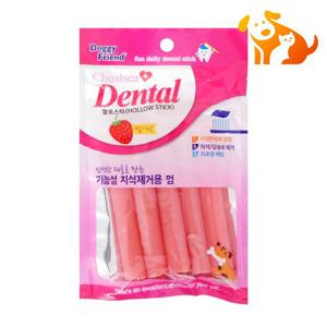 도기프렌드 할로스틱 기능성 치석제거용 껌 딸기맛 5p
