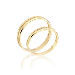 [GB] 소프트 볼 라인 남성 커플링 18K GOLD 반지 LRF24008D