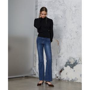[에고이스트][BLUE LABEL] 절개라인포인트 슬림 부츠컷 데님 팬츠(EQ4ODP01)
