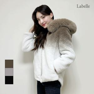 [라벨르][라벨르] 리얼폭스 후드 양모 후리스 자켓_LB104JK-1_N