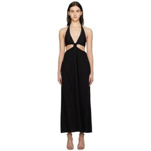 25 FW 카밀라 앤 마크 여성 블랙 프라도 맥시 드레스 231998F055008