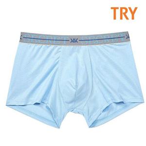 TRY 국내산 남성 폴리매쉬 솔리드 드로즈 팬티(하늘)