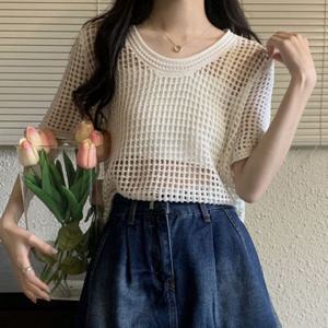 펀칭 여름 티셔츠 DE 250529