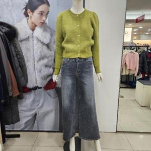 ab.f.z DP01 앙고라진주단추볼륨소매숏가디건 AFZ1HY40