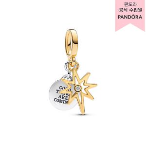 [판도라(주얼리)][백화점 보증서 제공] 북극성 랩그로운 다이아몬드 댕글 참 763588C01