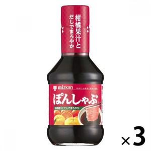 미즈칸 Mizkan 폰샤브 Ponshabu 250ml 3 개