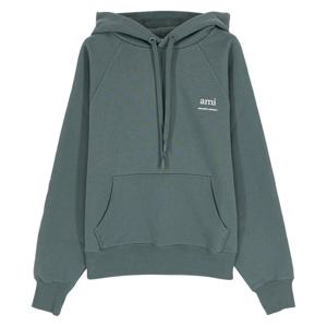 아미 로고 그린 후드티 USW224 747 4013