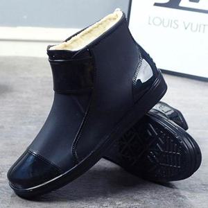 [라일리] Rly 남성 올블랙 윈터 컬러 유광 따뜻 따뜻한 안감 레인부