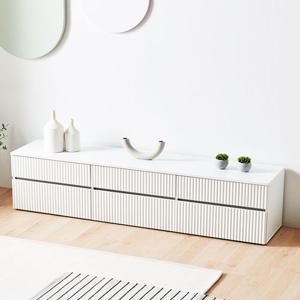 니프 1800 낮은 전체서랍 거실장